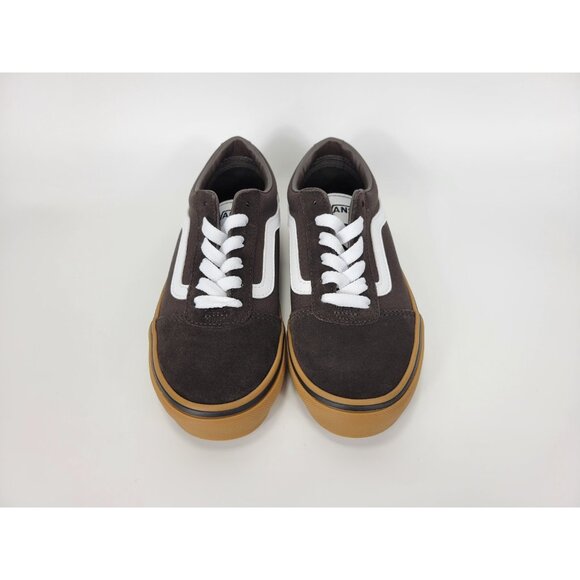 Vans Ward Suede Canvas Coffee Brown Shoes Sneakers Youth Size 2Y VN000CX0D4C - Picture 7 of 9